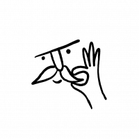 white kanpeki labs logo gif