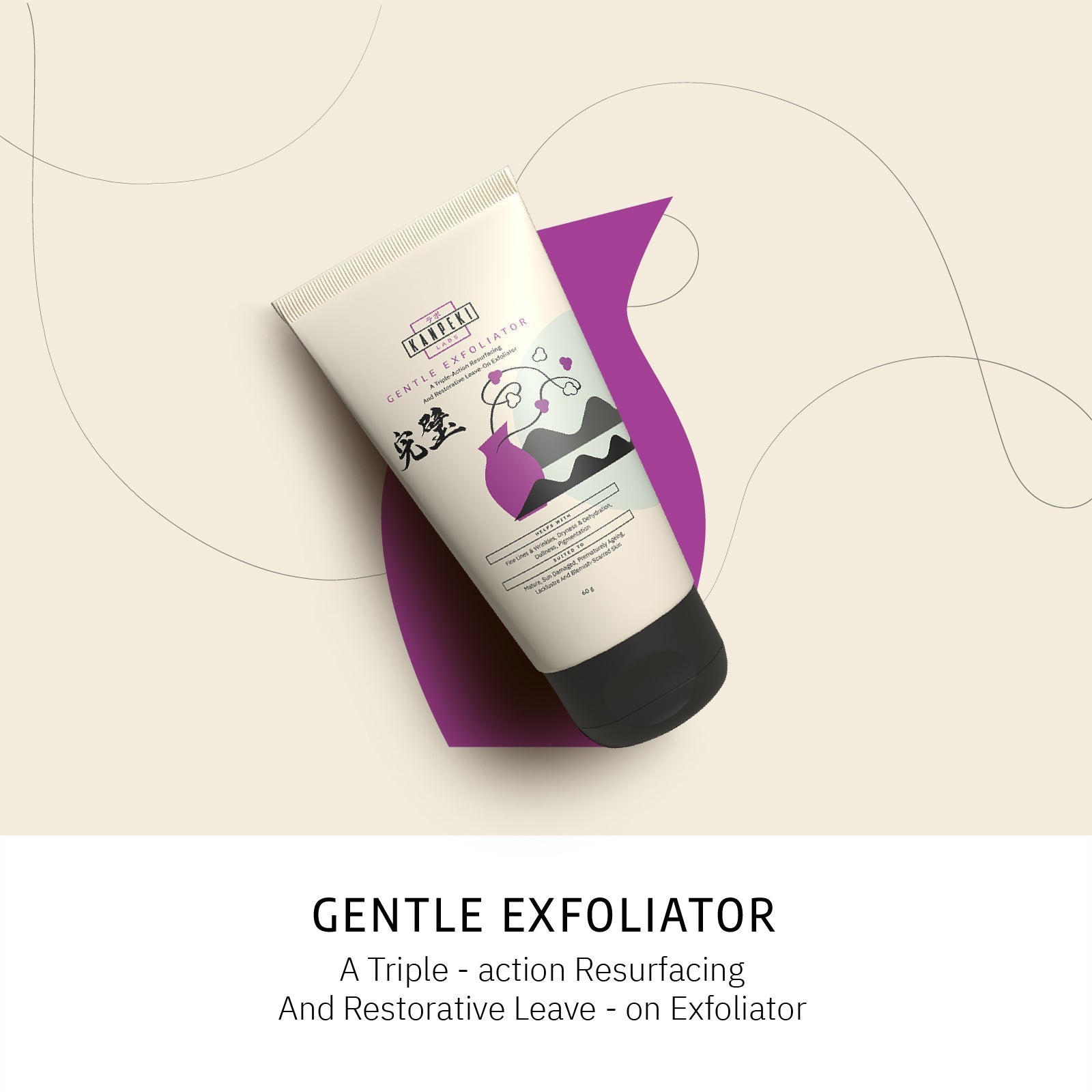 Gentle Exfoliator -A Triple-Action Resurfacing And Restorative Leave-On Exfoliator - Kanpeki Skincare