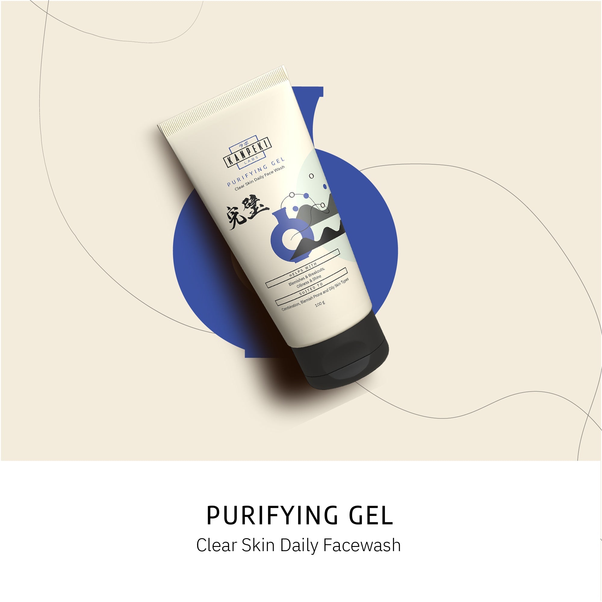 Purifying Gel- Clear Skin Daily Face Wash - Kanpeki Skincare